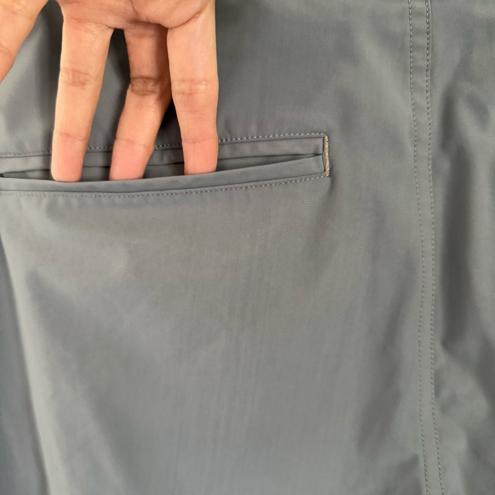 Greyson Men’s 34 Montauk Performance Short 10" Slate Grey Lightweight Athletic - Picture 5 of 8
